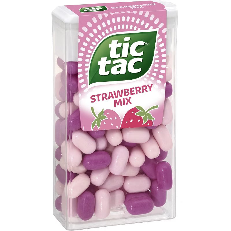 Tic Tac Strawberry Mix 110er, Großpackung, 1x54g 1 Packung