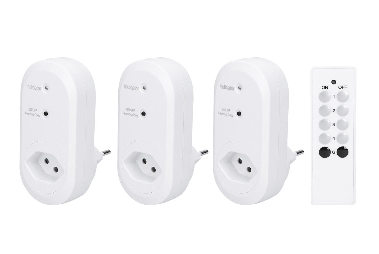 Funksteckdosen Set Typ 13 mit Fernbedienung