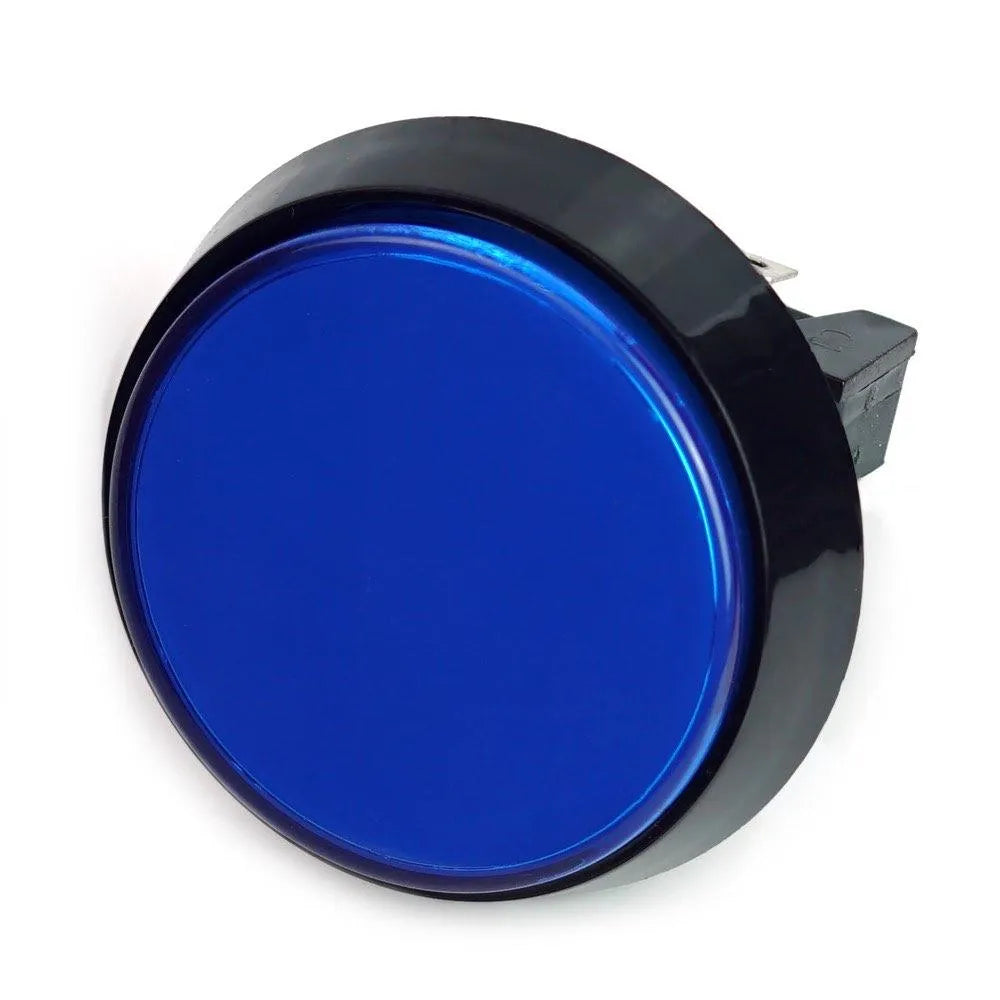 Arcade Button 60mm, blau, LED 12V DC – Ansicht 1