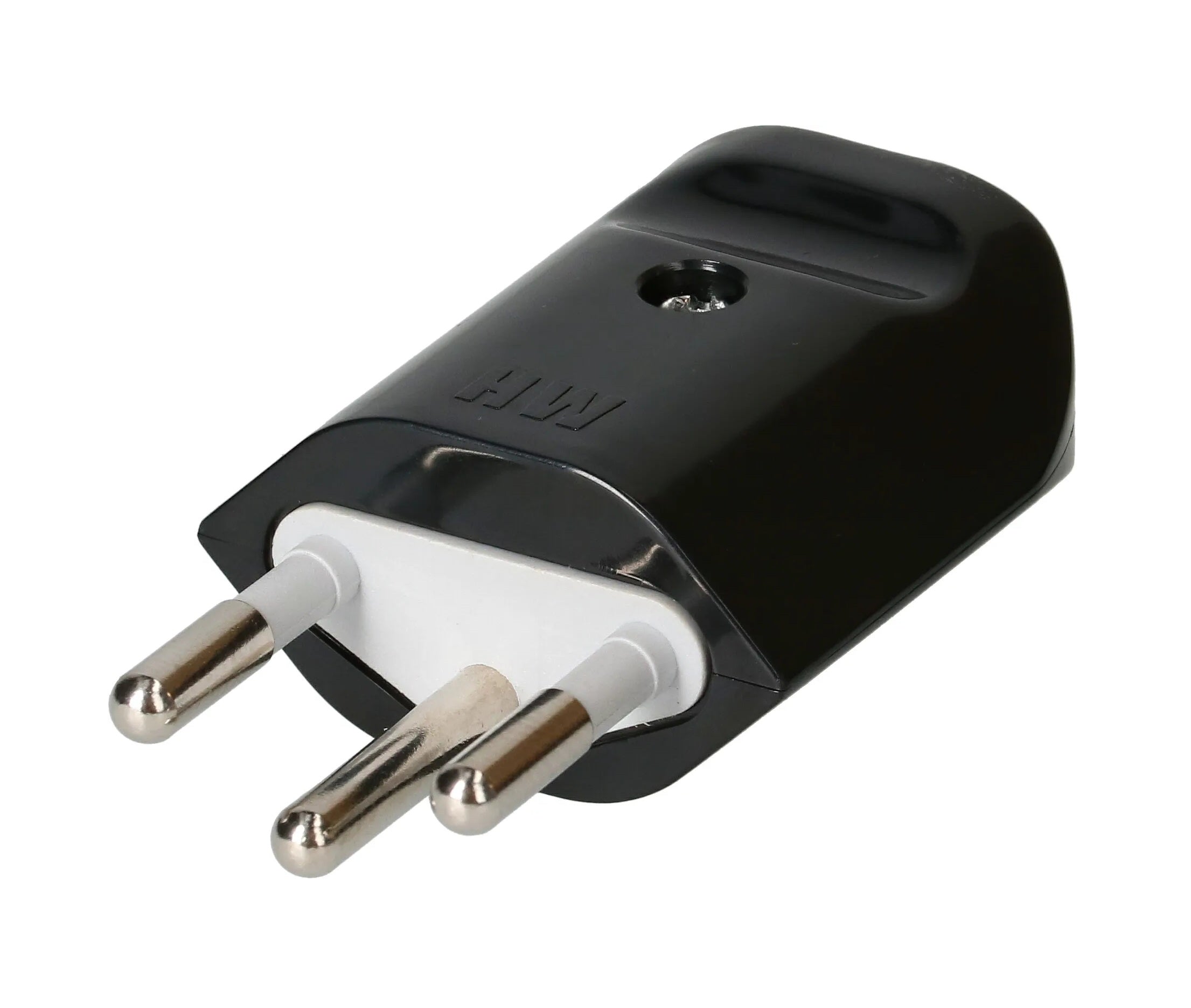 Stecker MH Typ 12 3-polig schwarz / weiss