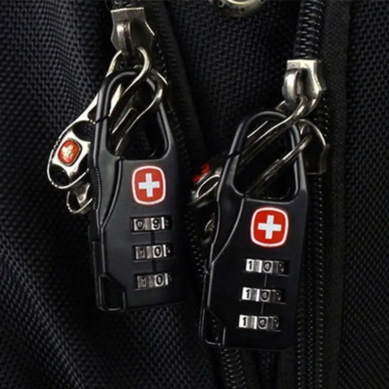Mini Zahlenschloss für Gepäck Diebstahlsicherung, Taschenschloss