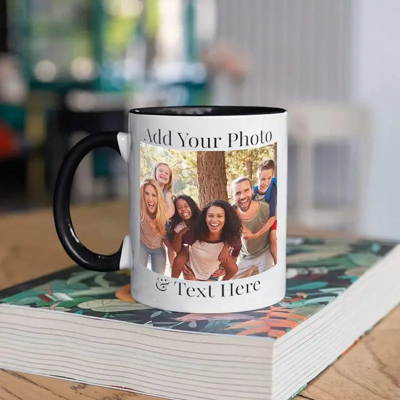 Individuelle Fototasse, Personalisierte Tassenbild mit Text oder Name