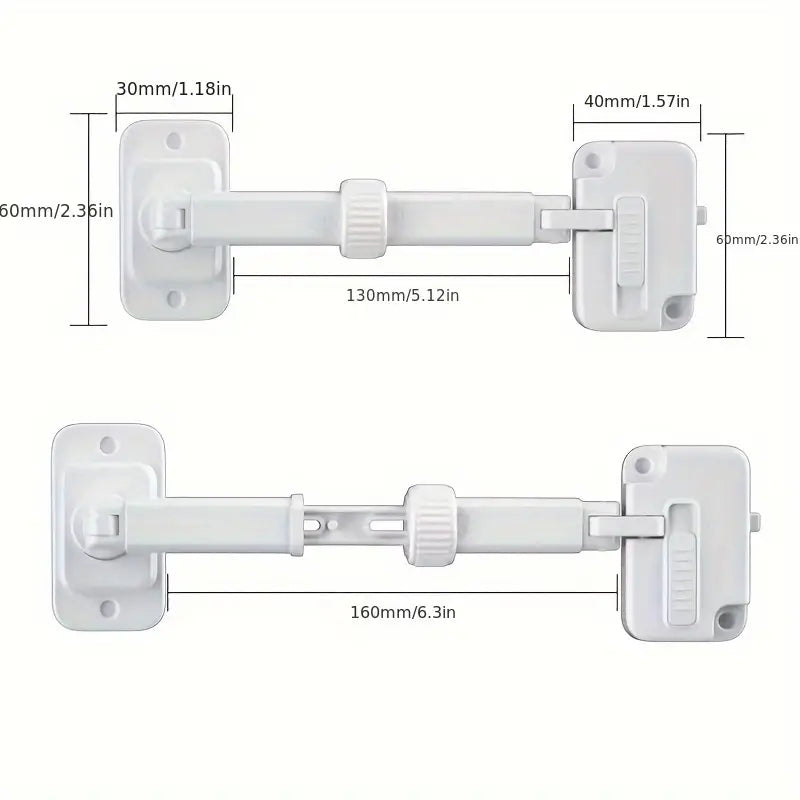 Multifunktionales Fenster-Sicherheitsschloss, Anti-Push-Fensterbegrenzungsfixierer