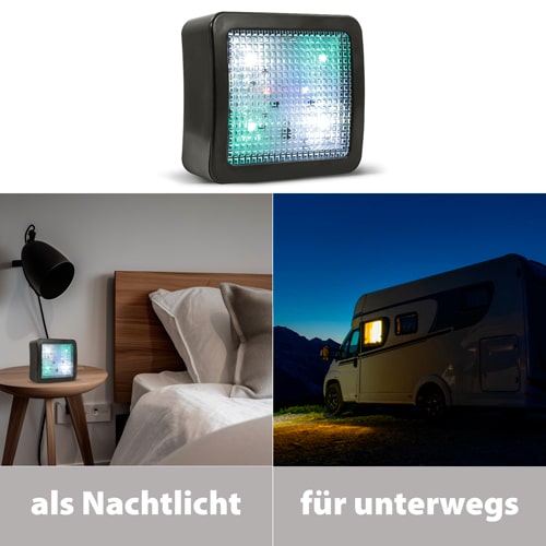 TV-Imitator mit RGB-LEDs, realistische Fernsehsimulation, TV-Attrappe als Einbruchschutz