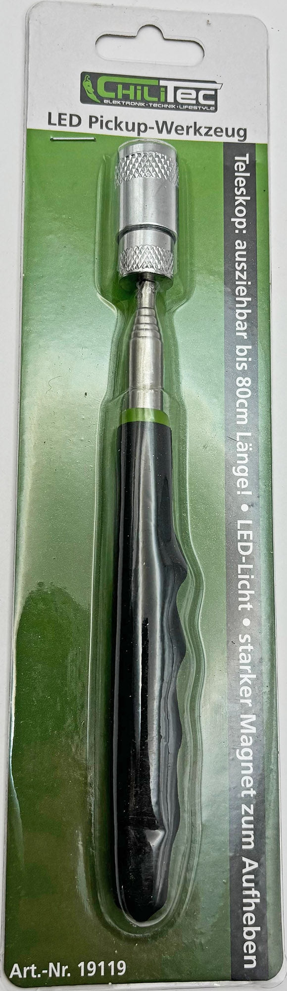 Teleskop Pick-Up Werkzeug mit LED Länge 20-80cm, Zugkraft ca. 3,2kg