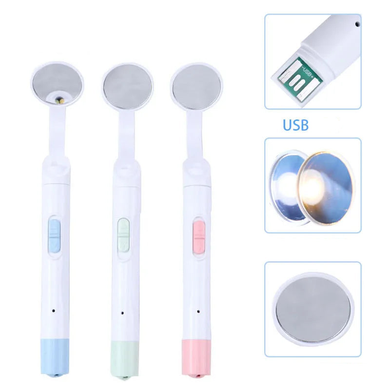 Dental-LED-Mundspiegel – Wiederverwendbares Zahnkontroll-Instrument