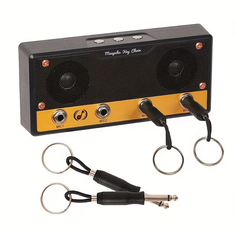 Vintage Schlüsselhalter im Lautsprecher-Design mit 4 Halter