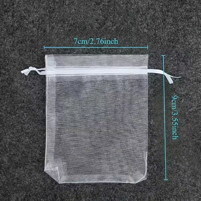 Transparente Organza-Kordel-Geschenktasche