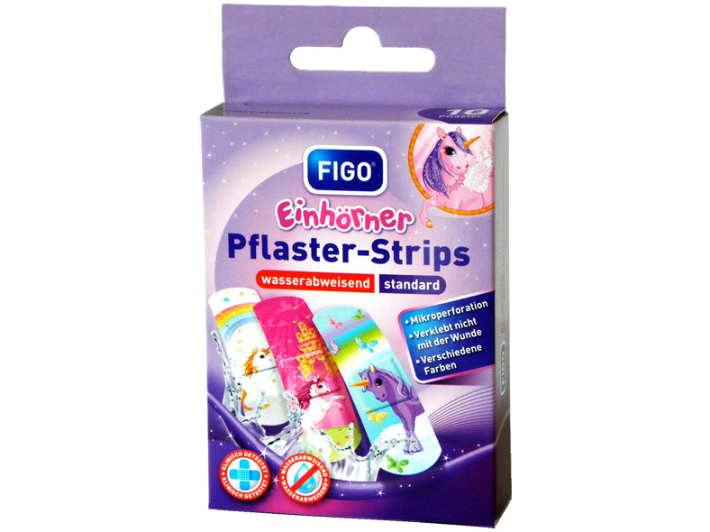 FIGO Pflaster-Strips 10-teilig für Kinder 56x18 mm / Kinderpflaster