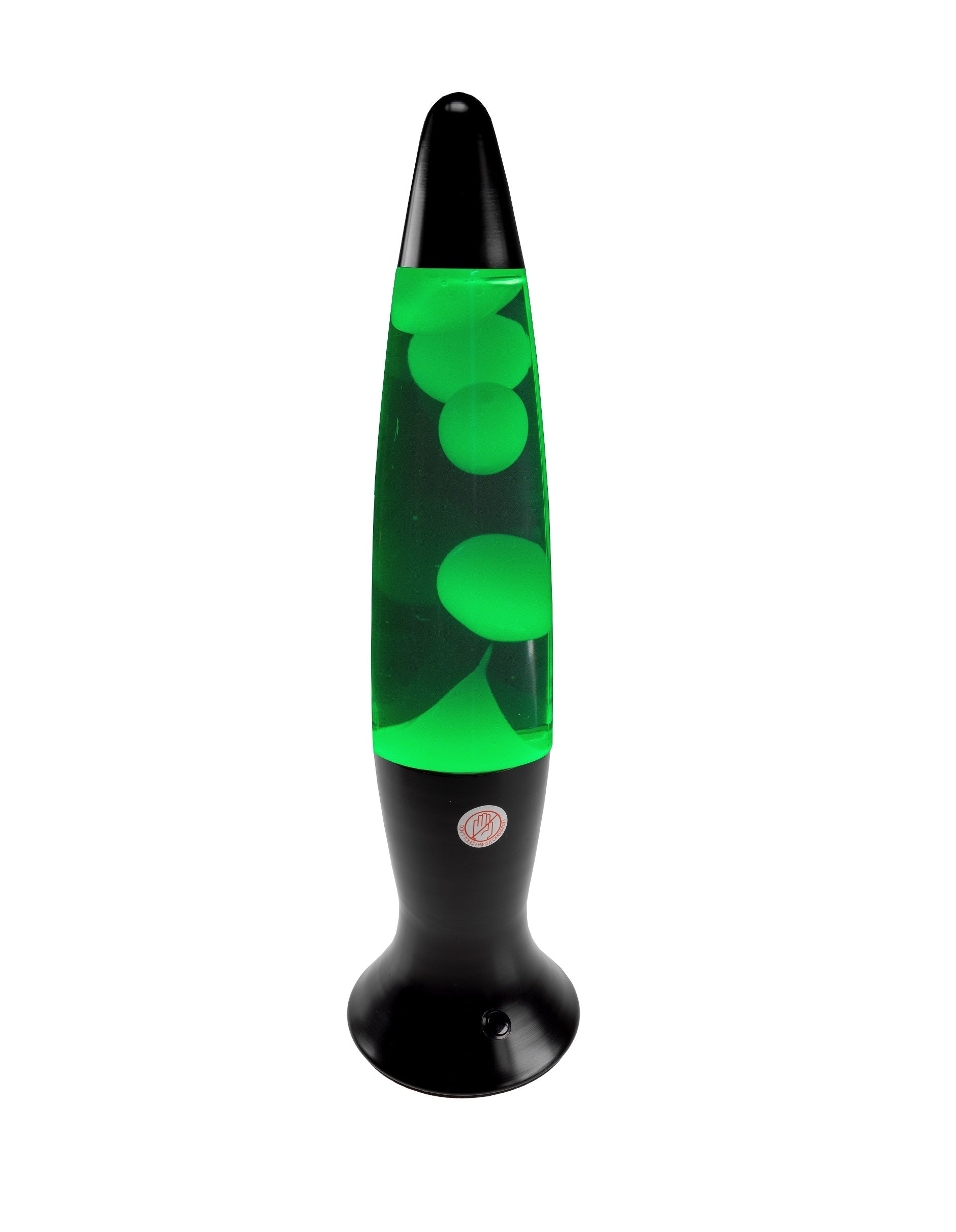 Lavalampe "CTL Funky LED" 40cm RGB Wasser & Wachs: Klar, Body: schwarz