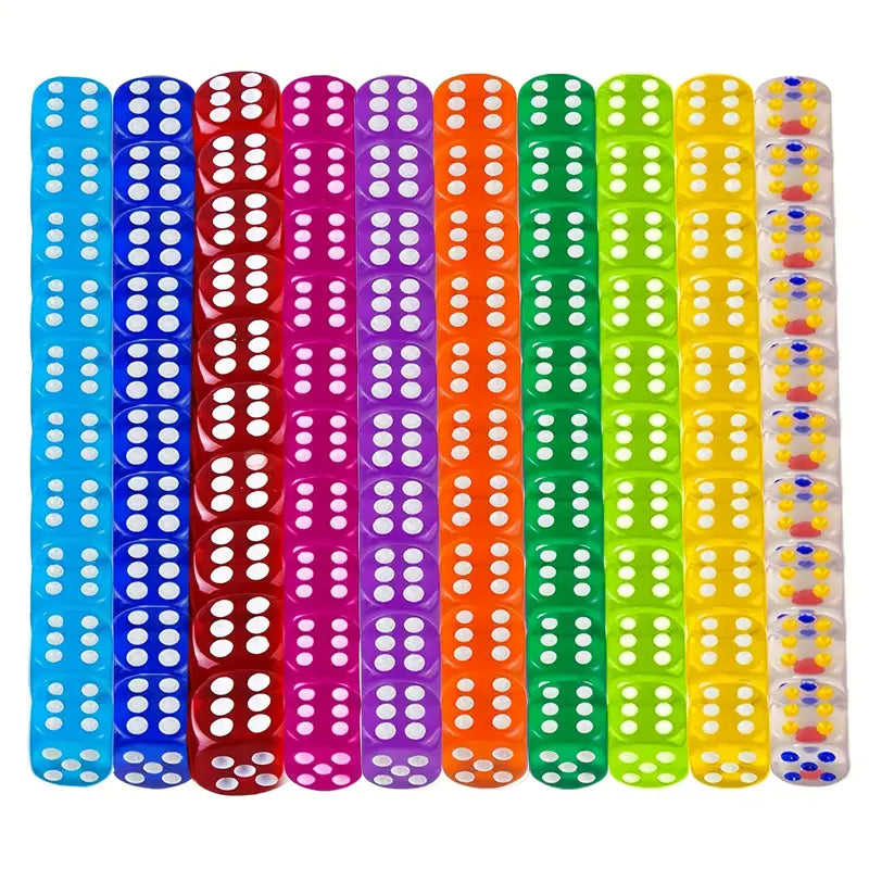 Farbige Würfel 12mm abgerundet für Brettspiele & mehr.