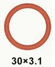 O-Ring Set – 351 Stück oder Einzel (Rot, 10 Größen) Ideal für Reparaturen