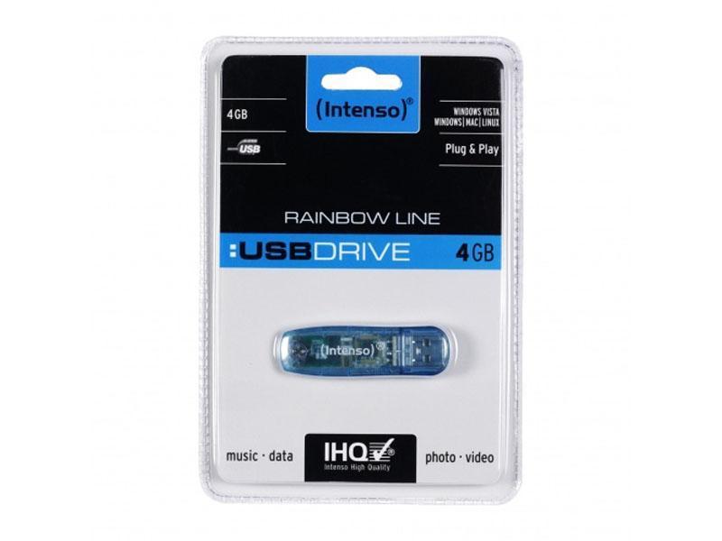 USB FlashDrive 4GB Intenso RAINBOW LINE Blister