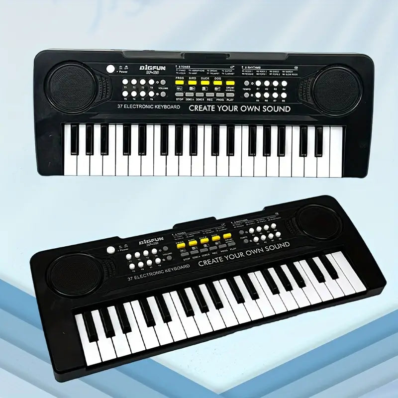 37-Tasten tragbares Kinder Digitalpiano-Keyboard USB-C/Batterien AA