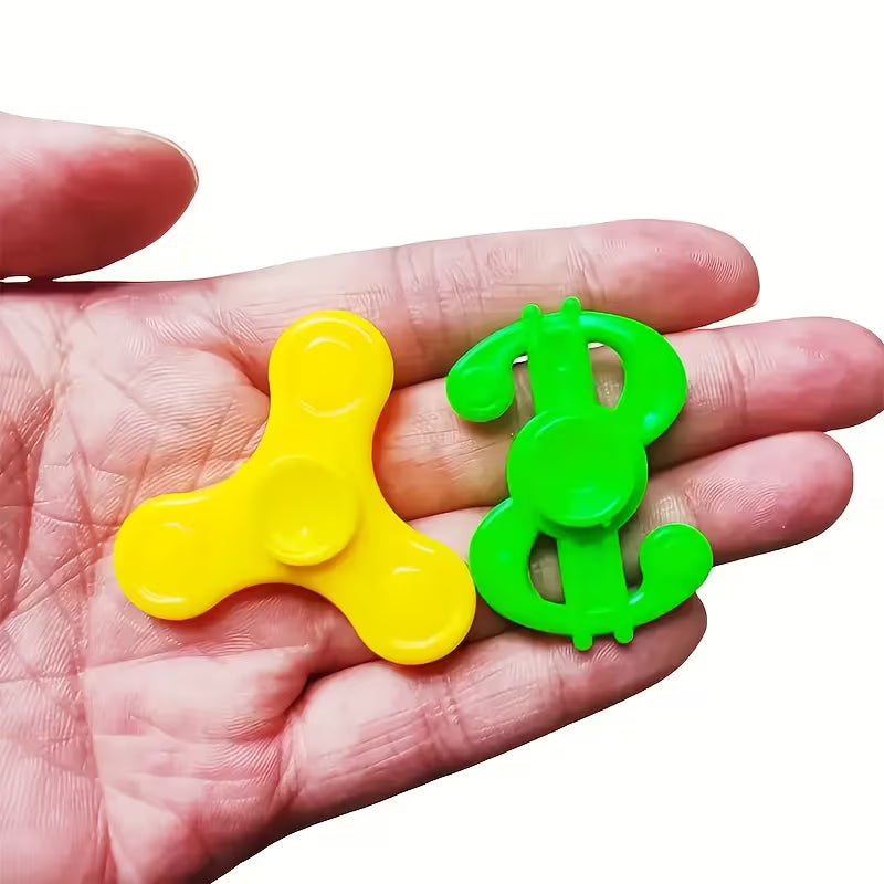 Mini-Gyro-Spielzeug – Bunte Finger-Gyros im Kombi-Pack - 4 Stück