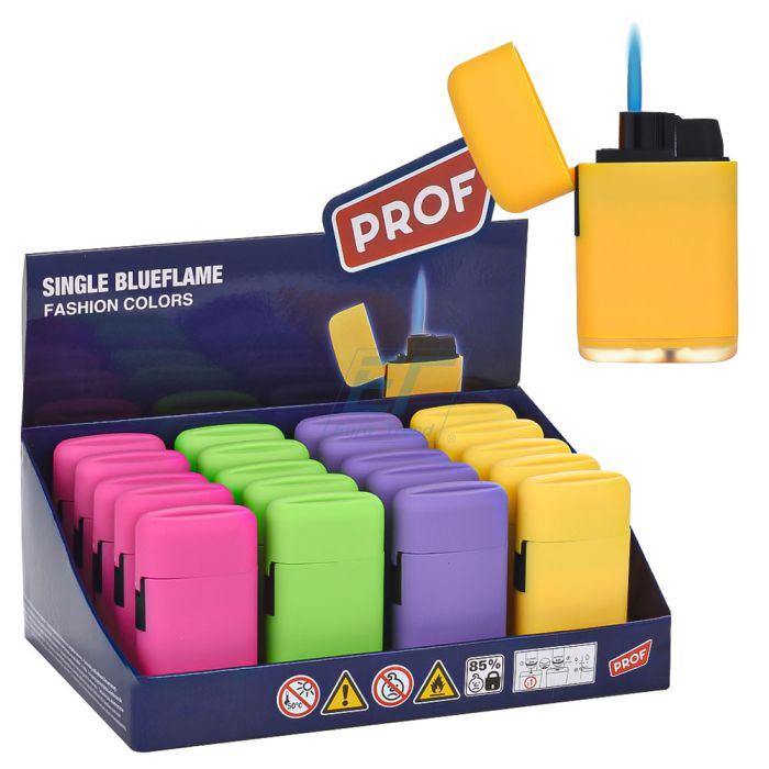 Feuerzeug Prof Blaue Jet Flamme Colors