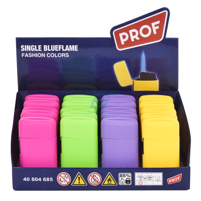 Feuerzeug Prof Blaue Jet Flamme Colors