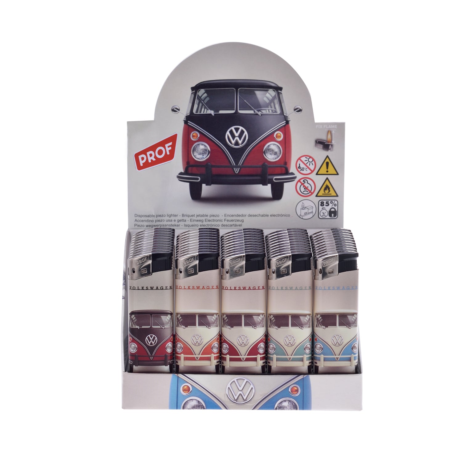 VW Samba DL50 FixFlame Electrolight – Stylisches Gasfeuerzeug