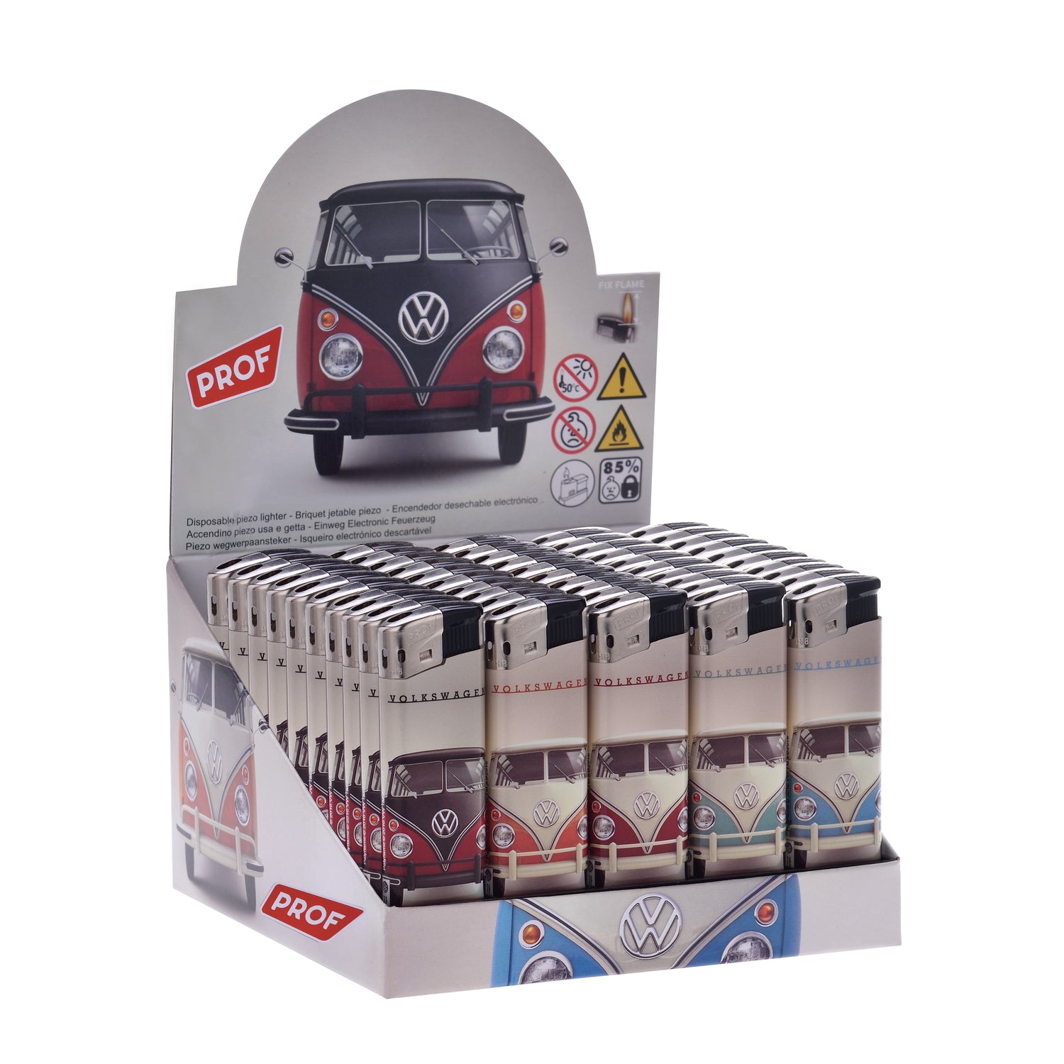 VW Samba DL50 FixFlame Electrolight – Stylisches Gasfeuerzeug