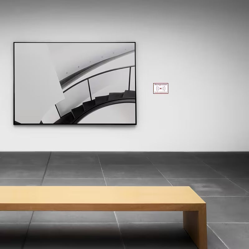 Sicherheitswarnaufkleber A6 – Alarmanlagen-Etikett für Innen- & Außen