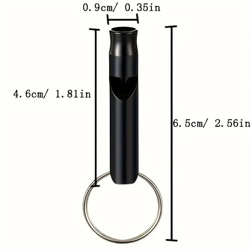 Aluminium-Notfallpfeife mit Schlüsselanhänger, verschiedene Farben (Kommt am 13 Januar)