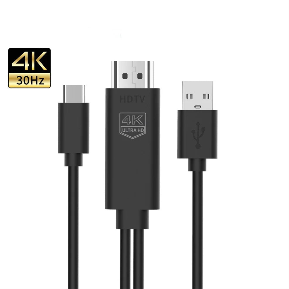 Typ-C HDMI Konverter 4K – USB 3.1 mit Ladefunktion für Smartphones