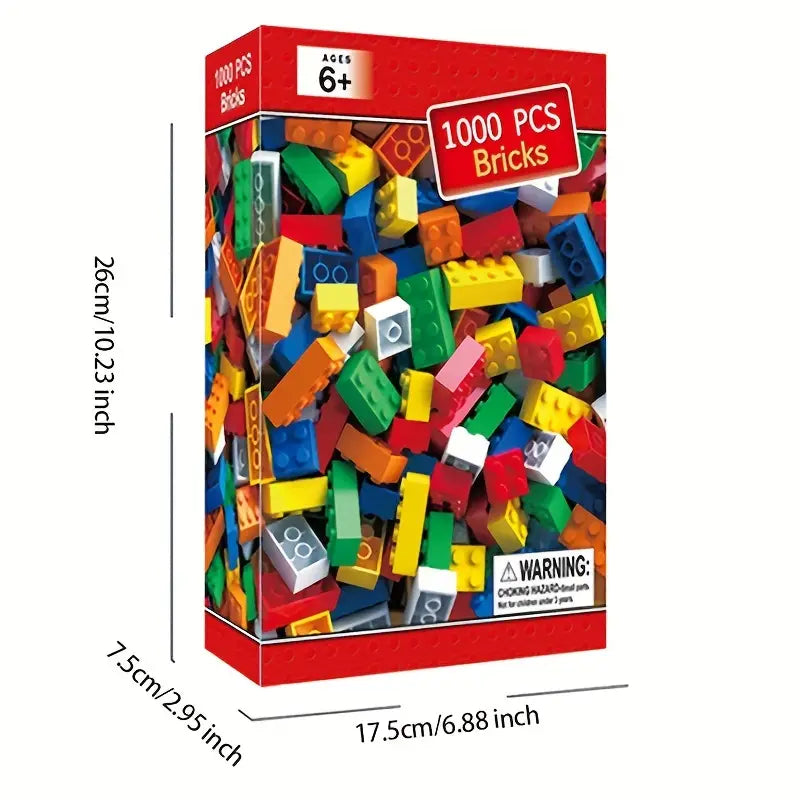 1000 Stück kleine Bausteine in Zufälligen Farben