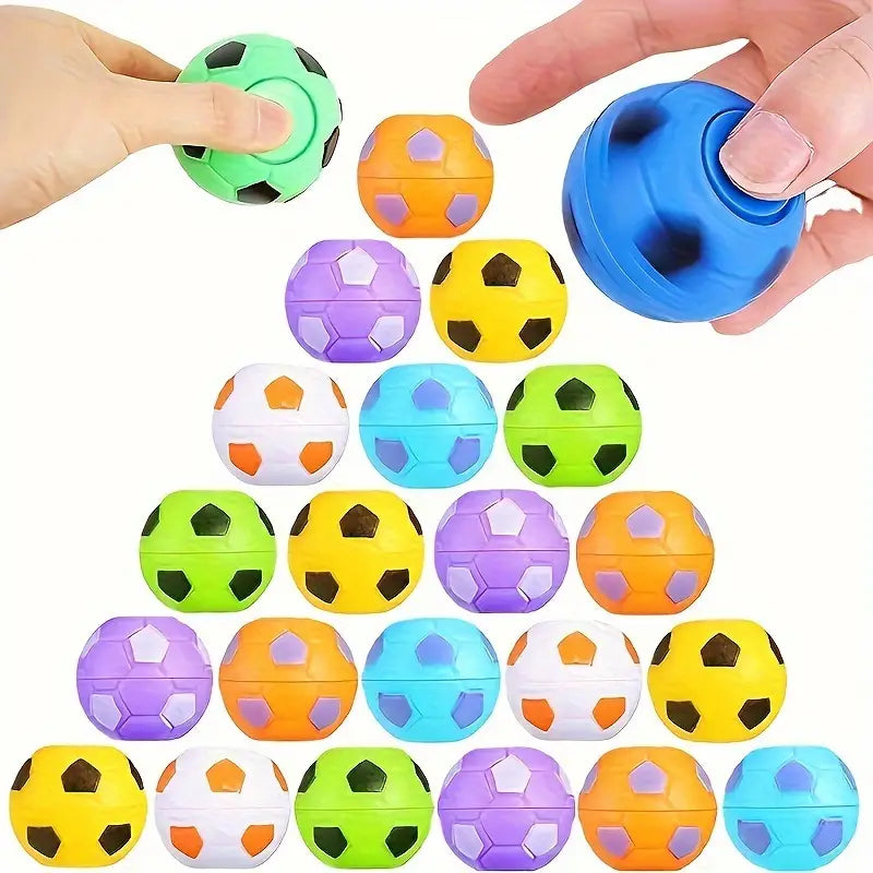 10 Stück Mini Fidget Fußballspielzeug