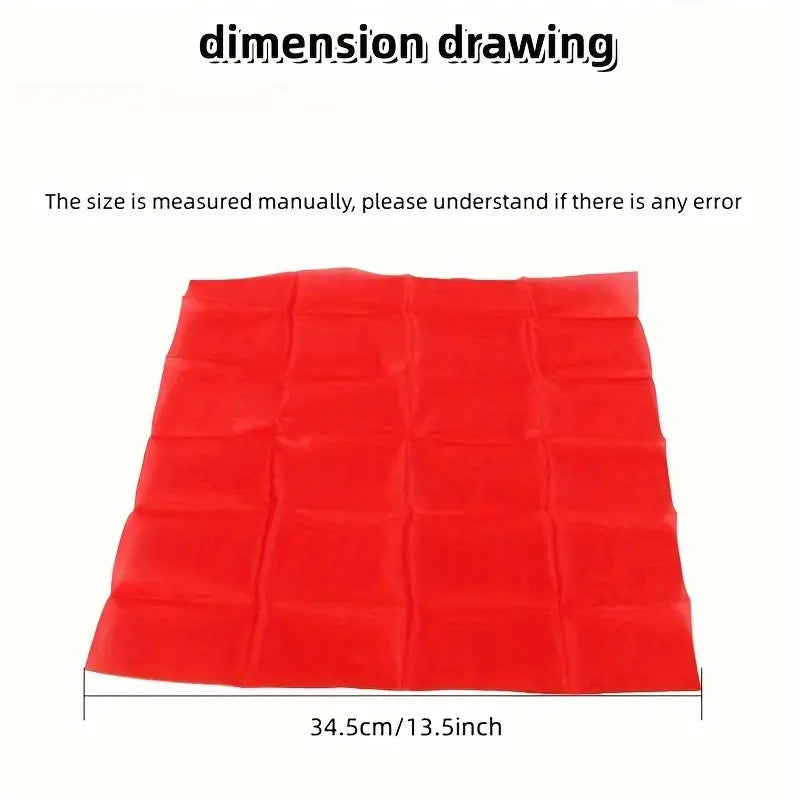 Rotes Tuch Durch Smartphone-Bildschirm-Illusion Zaubertrick
