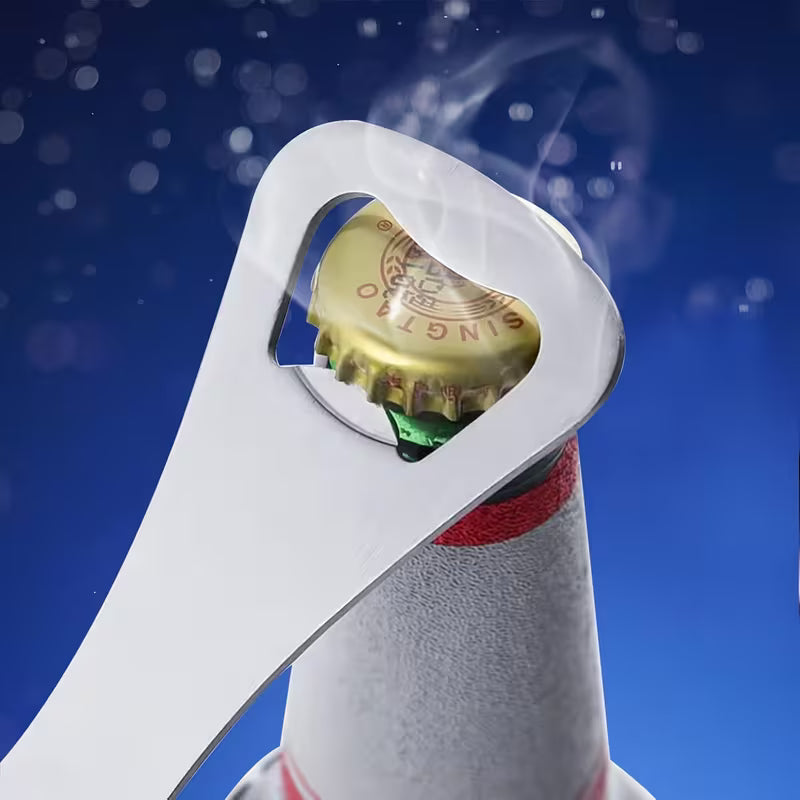 Edelstahl Flaschenöffner - Robuster Bieröffner für Zuhause, Bar & Outdoor