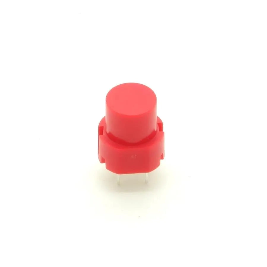 Mikro-Drucktaster 12mm rund, rot – Ansicht 1