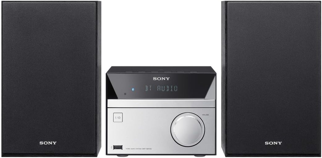 Sony CMT-SBT20B CD, FM / DAB+ Tuner, RDS, USB-Eingang, Bluetooth, NFC), 2x 5 W