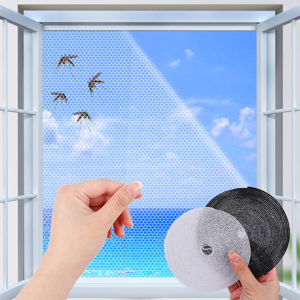 Moskito Fliegen Netz für Fenster & Türen 1.5m x 2m Weiss