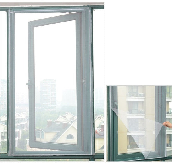 Moskito Fliegen Netz für Fenster & Türen 1.5m x 2m Weiss