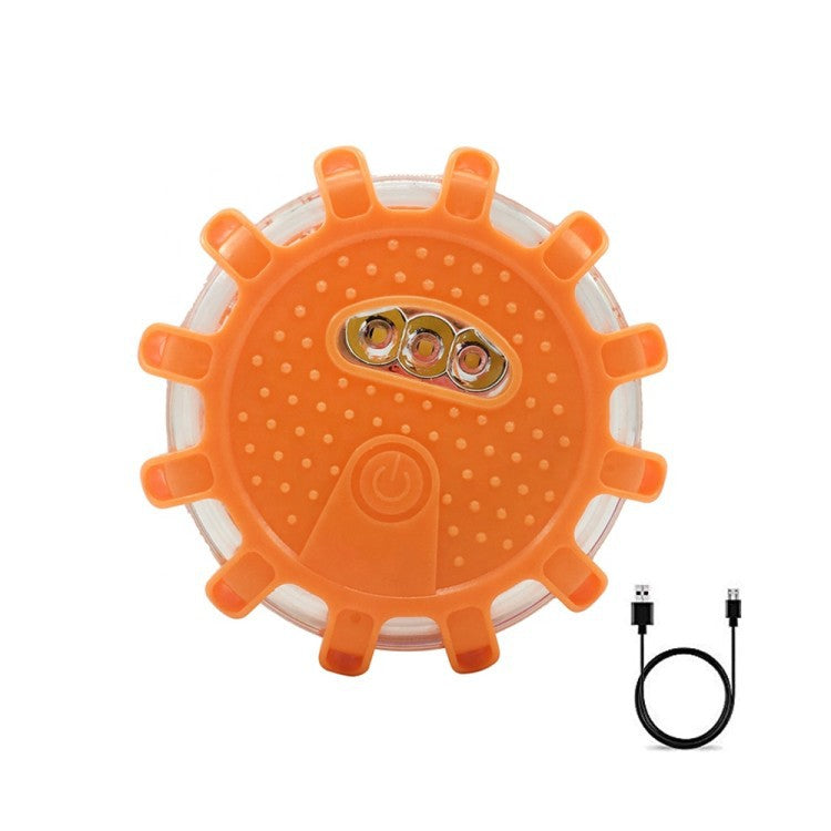 LED SOS Notsicherheits-Blinklicht - Signallicht Orange Einzel & Sets