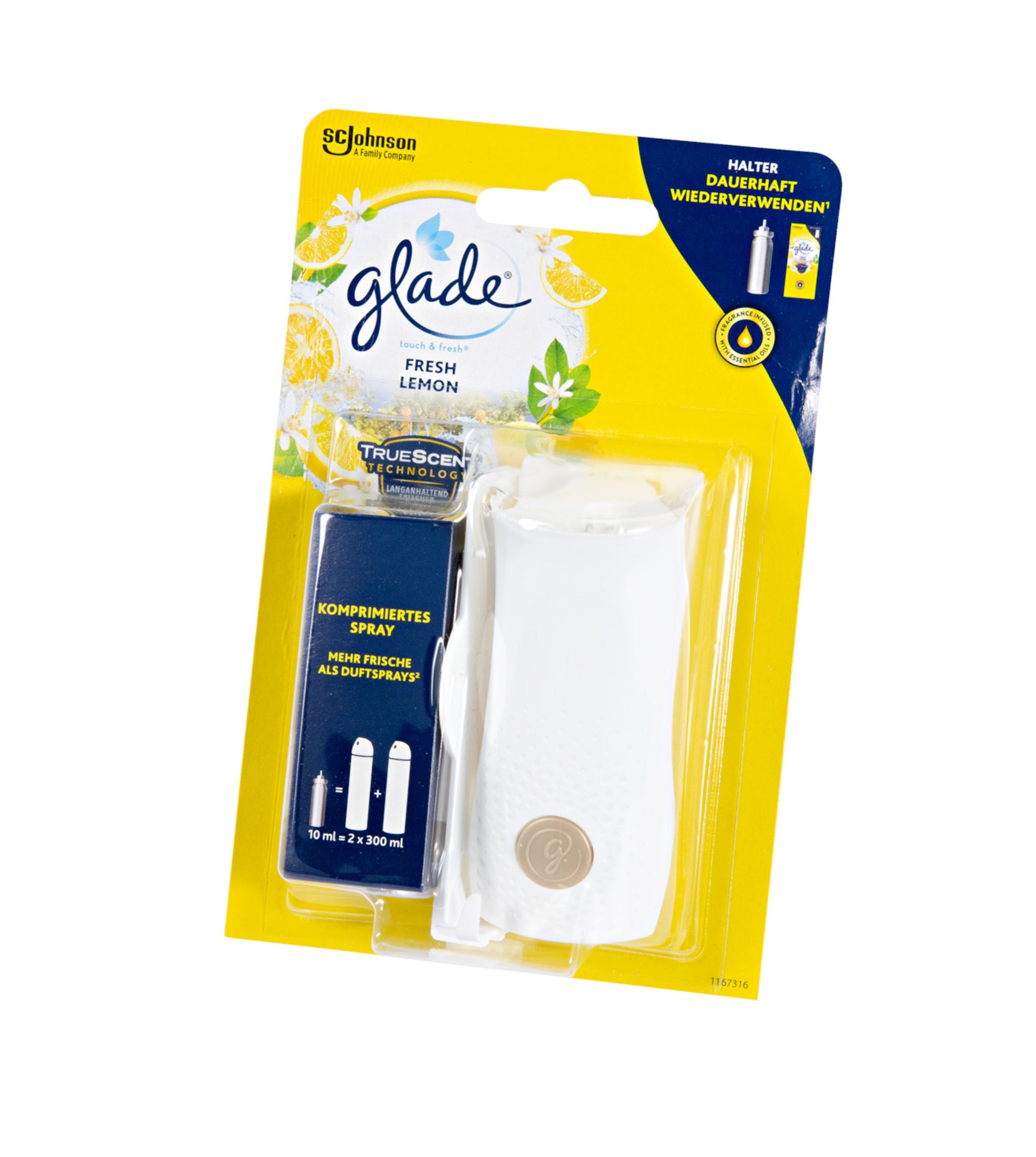 Glade Touch & Fresh Minispray Halter Fresh Lemon