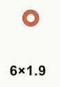 O-Ring Set – 351 Stück oder Einzel (Rot, 10 Größen) Ideal für Reparaturen