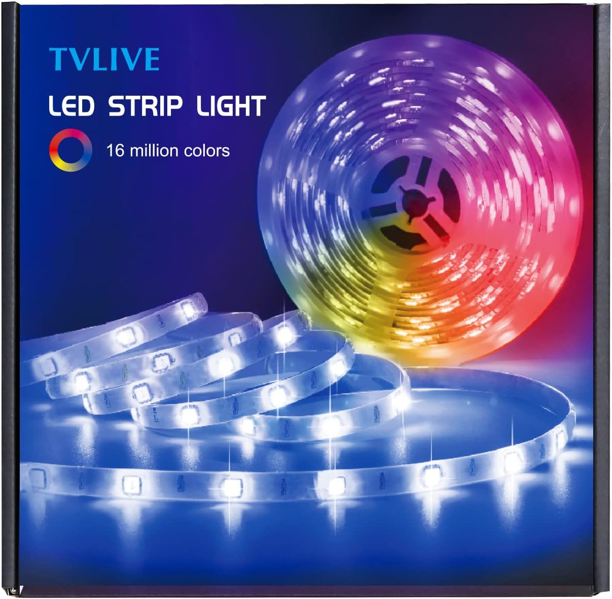 LED Strip Lichtband 5M RGB SMD 5050 LED Streifen mit Bluetooth & APP & FB