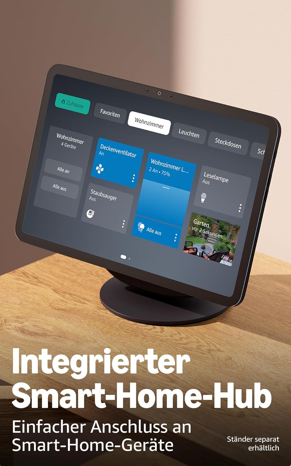 Amazon Echo Show 11 – Brillantes 11-Zoll-Display in Full-HD-Auflösung, 3D-Audio und Alexa, Weiß