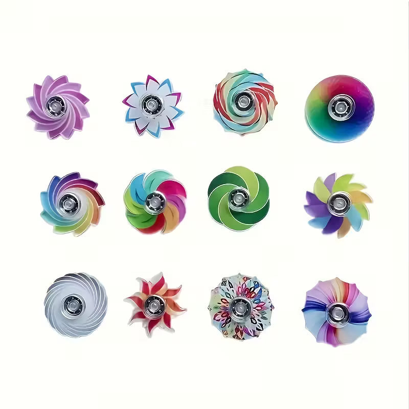 Acryl-Fidget-Spinner - Verschiedene Muster/Farben 4cm 1 Stück