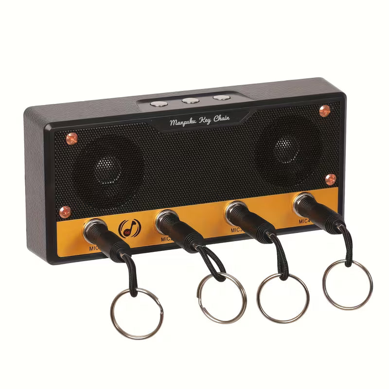 Vintage Schlüsselhalter im Lautsprecher-Design mit 4 Halter