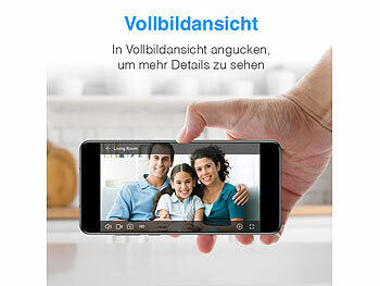 7links 2er-Set 2in1-WLAN-Überwachungskamera & Video-Telefon, Pan-Tilt Elektroniktrade Switzerland
