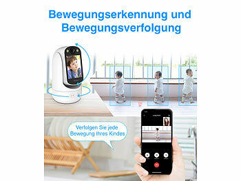 7links 2er-Set 2in1-WLAN-Überwachungskamera & Video-Telefon, Pan-Tilt Elektroniktrade Switzerland
