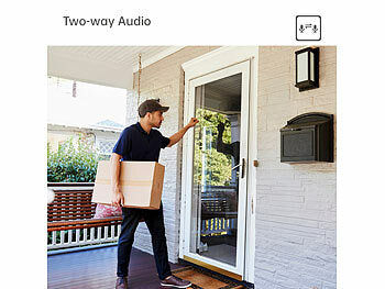 7links Pan-Tilt-Outdoorkamera mit 2K-Auflösung, 4 MP, Dualband-WLAN, Sirene Elektroniktrade Switzerland