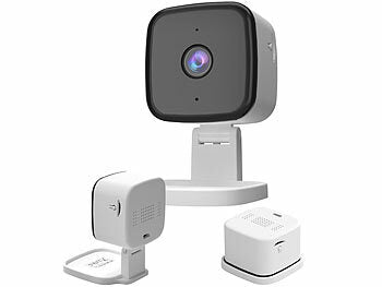 7links WLAN Camera: Mini-2K-IP-Überwachungskamera, 4 MP, Nachtsicht, 360°-Halter Elektroniktrade Switzerland