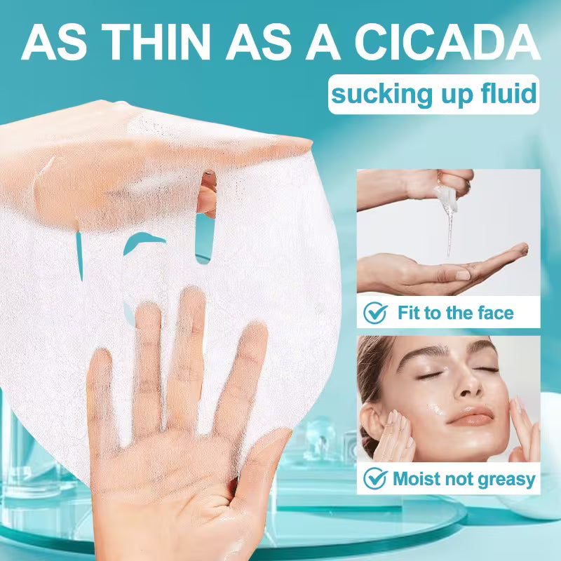 Hyaluronsäure- Sofort-Gel Gesichtsmaske - Einzeln verpackt gefriergetrocknet