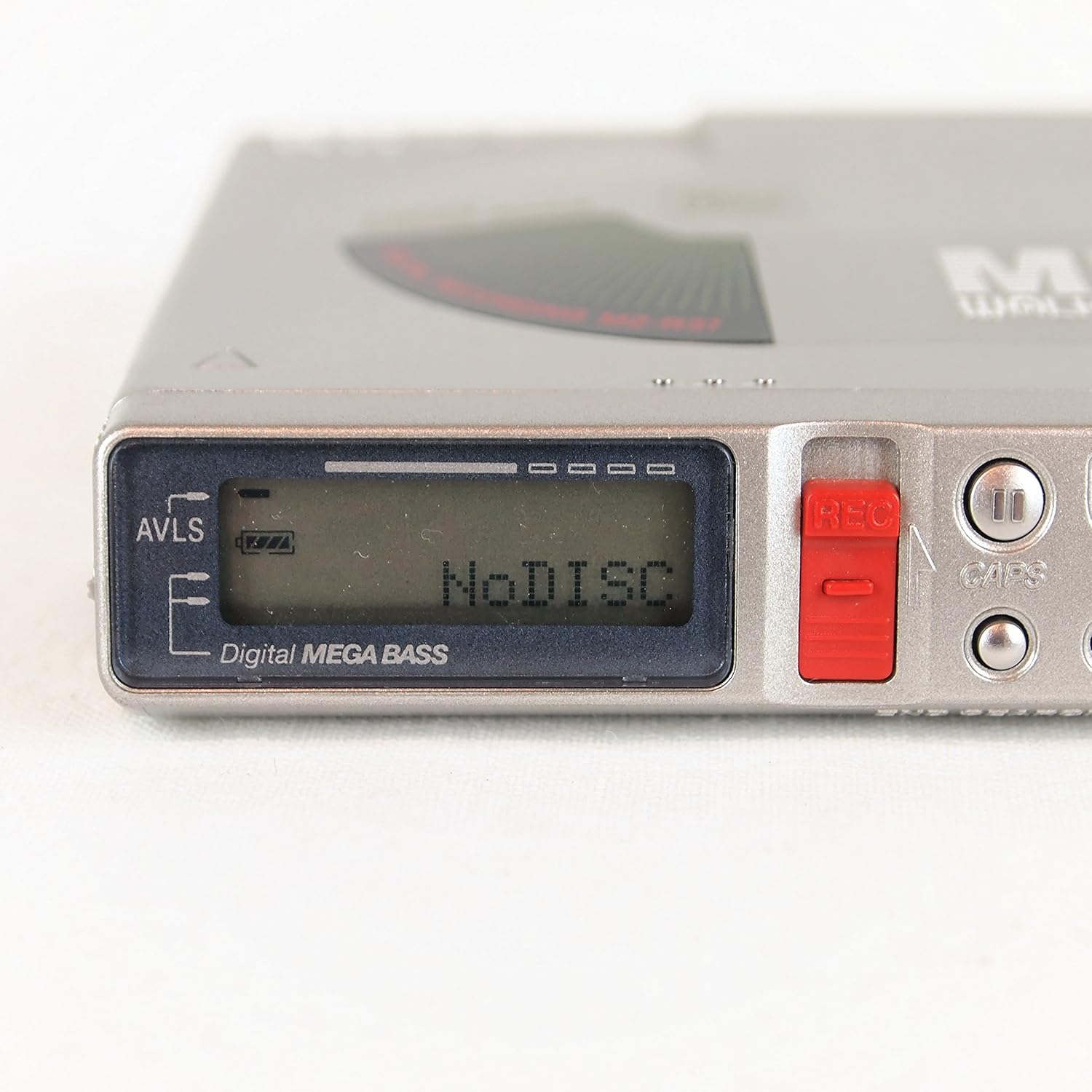 Sony tragbarer Minidisc Player/Recorder Made in Japan - silber (MZ-R37/S) (Gebraucht Artikel)