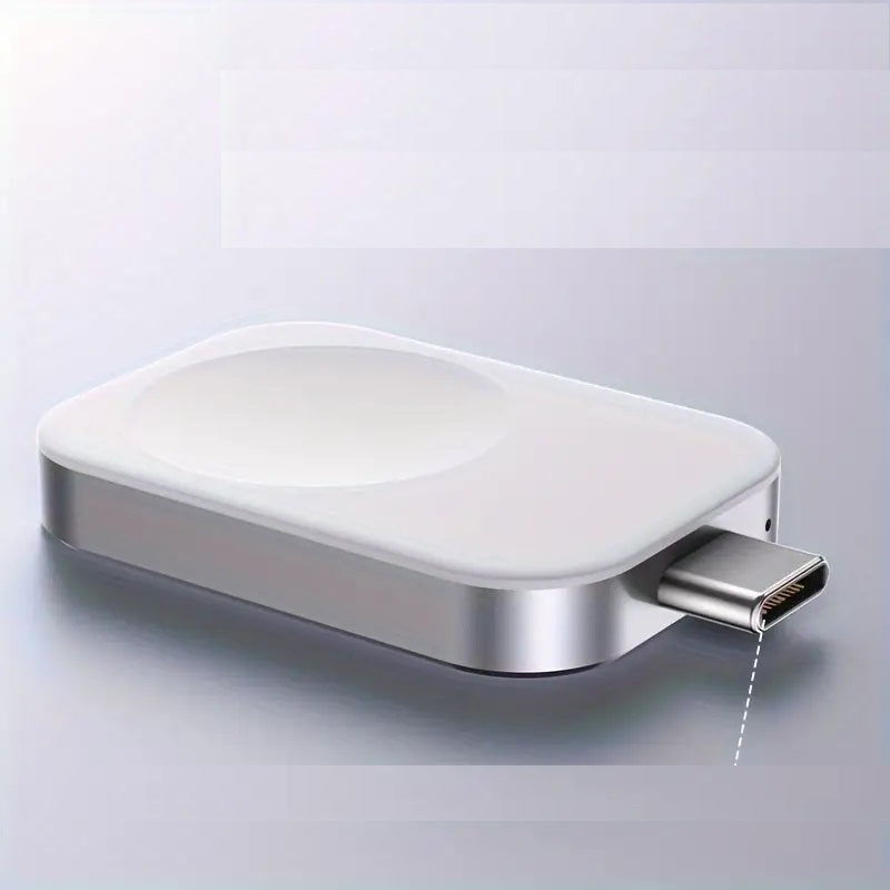 Portabler Wireless Ladeadapter für Apple Watch (USB-C Stecker)