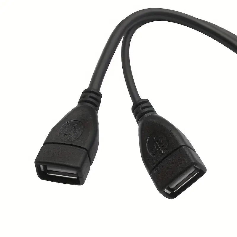 USB 2.0 Stecker auf Dual Buchse Kabel