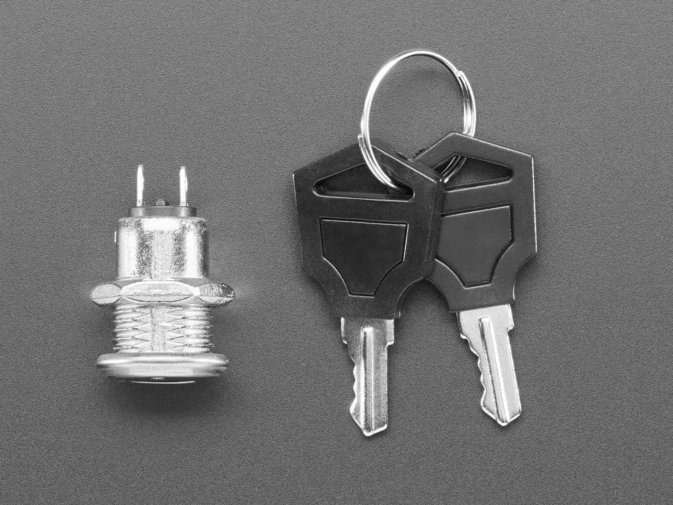 Adafruit On-Off Key Lock Switch – Ansicht 3